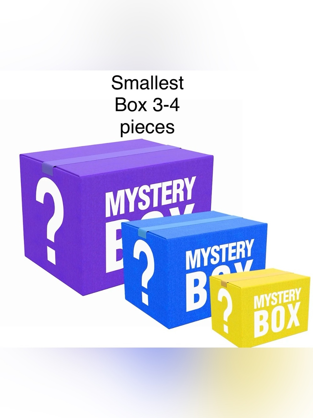 Mystery Box Assortment - Purple, Blue & Yellow
